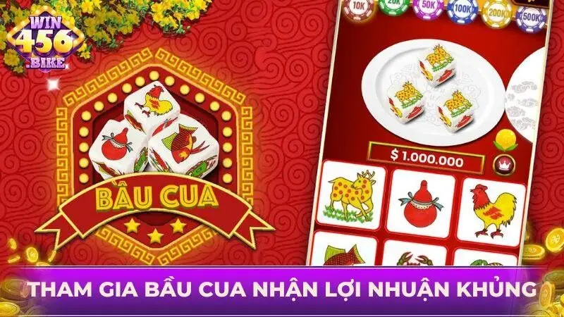 Bầu cua đem đến sức hút với những thành viên của WIN456